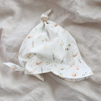 Chustka z daszkiem dla dzieci i niemowląt - bawełniana - boho flower