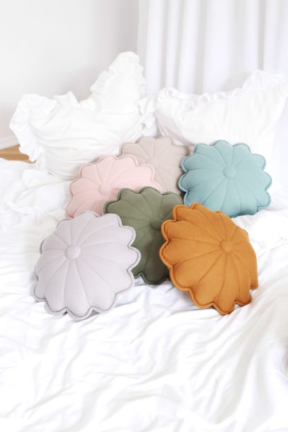 Poduszka dekoracyjna DAISY lniana - różne kolory i rozmiary