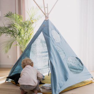 tipi lniany namiot dla dzieci morski