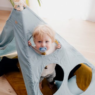 lniany namiot dla dzieci morski