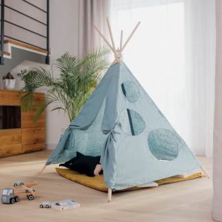 tipi lniany namiot dla dzieci morski