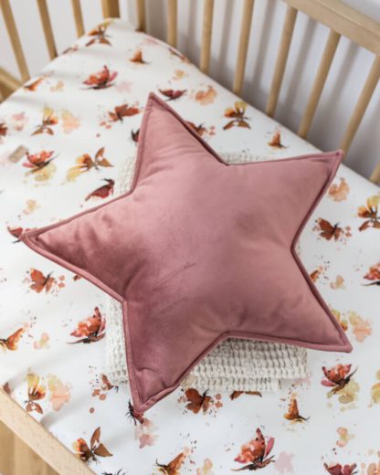 gwiazdka poduszka do pokoju dziecka poduszka ozdobna velvet