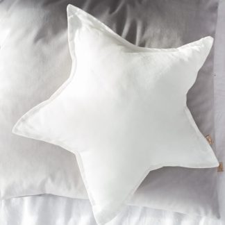 poduszka gwiazdka biała handmade