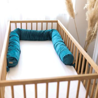 Ochraniacz do łóżeczka wałek / rulon velvetowy - (różne kolory)