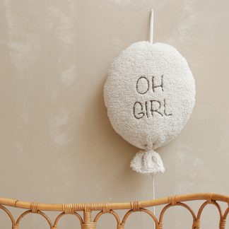 Balon - dekoracja na ścianę - Teddy - Oh girl