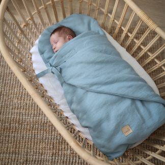 Becik/ śpiworek do spania- len- morski