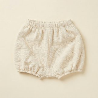 Haftowane bloomersy - spodenki niemowlęce - Lilly